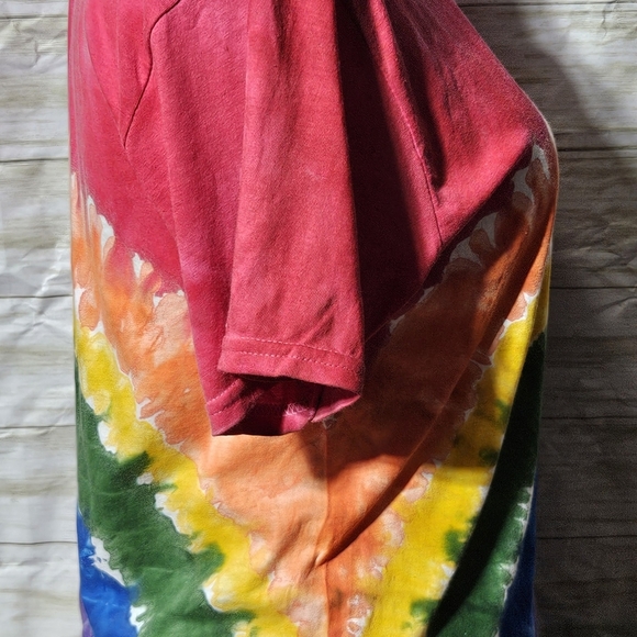 Multicolor Tie-Dye Short Sleeve Tee - Picture 4 of 8
